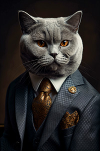 Wilfried Krotky als Katze